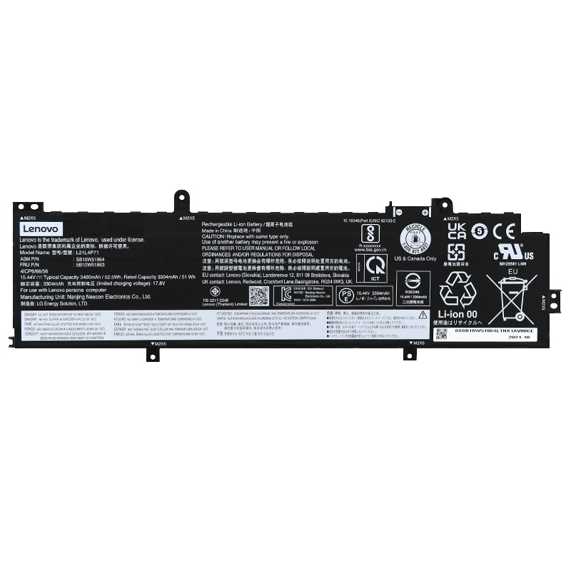 L21M4P71 L21C4P71 L21L4P71 L21D4P71 Battery Replacement For Lenovo ThinkPad T14 P14s Gen 3