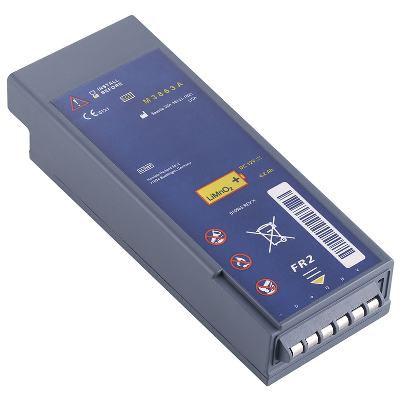 Philips M3863A HeartStart FR2 Defibrillator AED Battery Replacement 989803136291