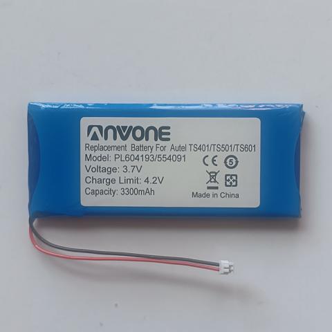 Replacement Battery For Autel MaxiTPMS TS401 3.7V 3300mAh