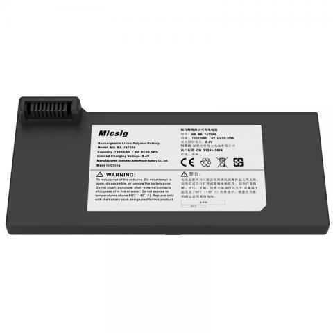 MS-BA-747500 Battery Replacement For Micsig TO1004 TO2004 TO3004 ATO1004 ATO2004 ATO3004 MS-A-B747500-2