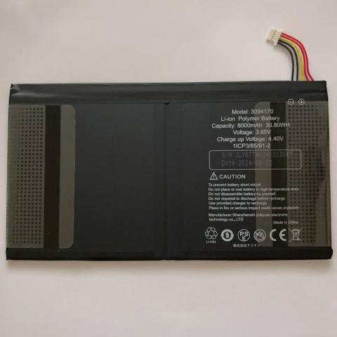 GFL 308591 3094170 Battery Replacement For UMIDIGI G7 Tab Pro 3.85V 8000mAh 30.80Wh