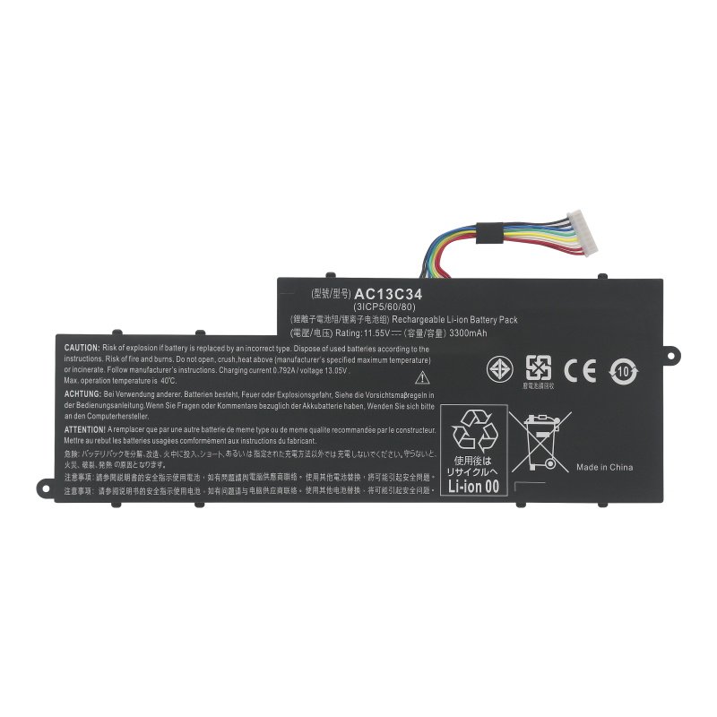 (image for) AC13C34 Battery Replacement For Acer MS2377 Aspire V5-122P ES1-111M 3ICP5/60/80 KT.00303.005