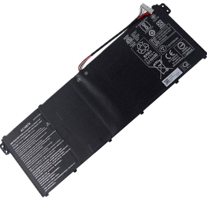 (image for) AC16B7K AC16B8K Battery Replacement For Acer Chromebook 15 CB515-1HT-P39B Spin 11 CP511-1HN