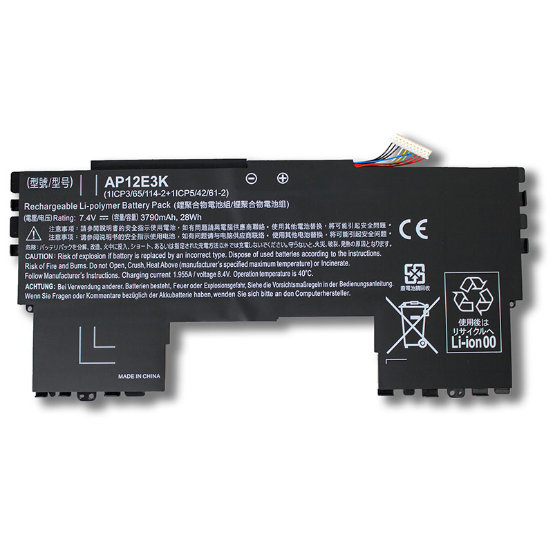 (image for) AP12E3K Battery Replacement For Acer Aspire S7-191 Ultrabook 11 Inch