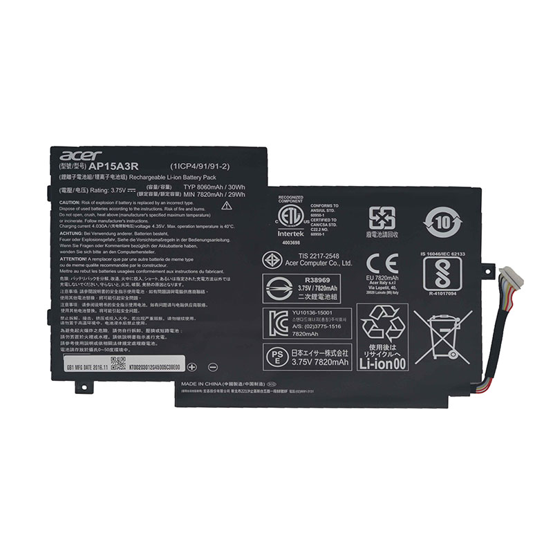 (image for) AP15A3R Battery AP15A8R Replacement For Acer Aspire Switch 10 10E SW3-013 KT00203009