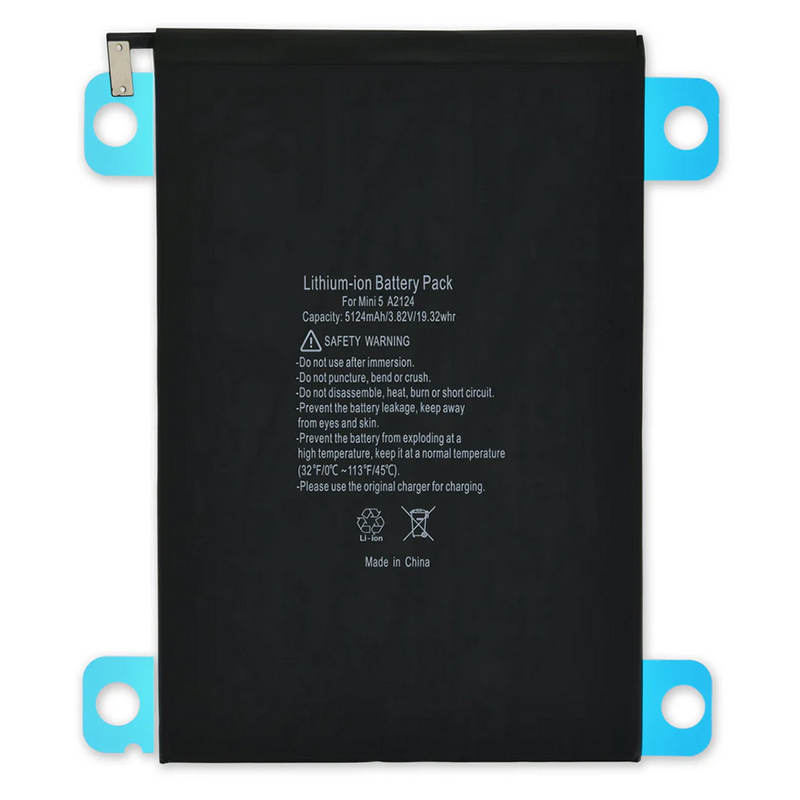 (image for) A2114 A1725 Battery Replacement For Apple iPad mini5 A2124 A2125 A2126 A2133 3.77V 19.5Wh 5173mAh