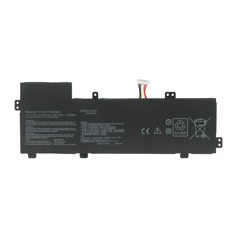 (image for) B31N1534 Battery Replacement For Asus 0B200-02030000 UX510UW UX510UWK UX510UX UX510UXK