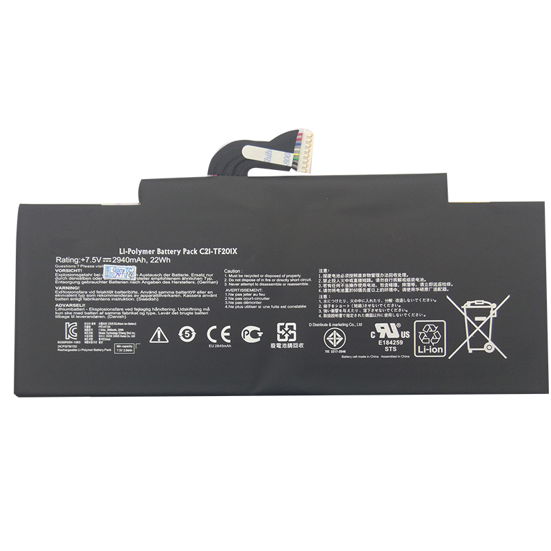 (image for) C21-TF201X Battery Replacement For Asus TF300T TF300TG TF300TL 0B200-00050500