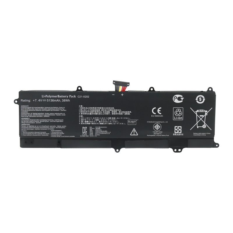 (image for) C21-X202 Battery Replacement For Asus VivoBook Q200E S200 X202 X201 S200E X202E X201E