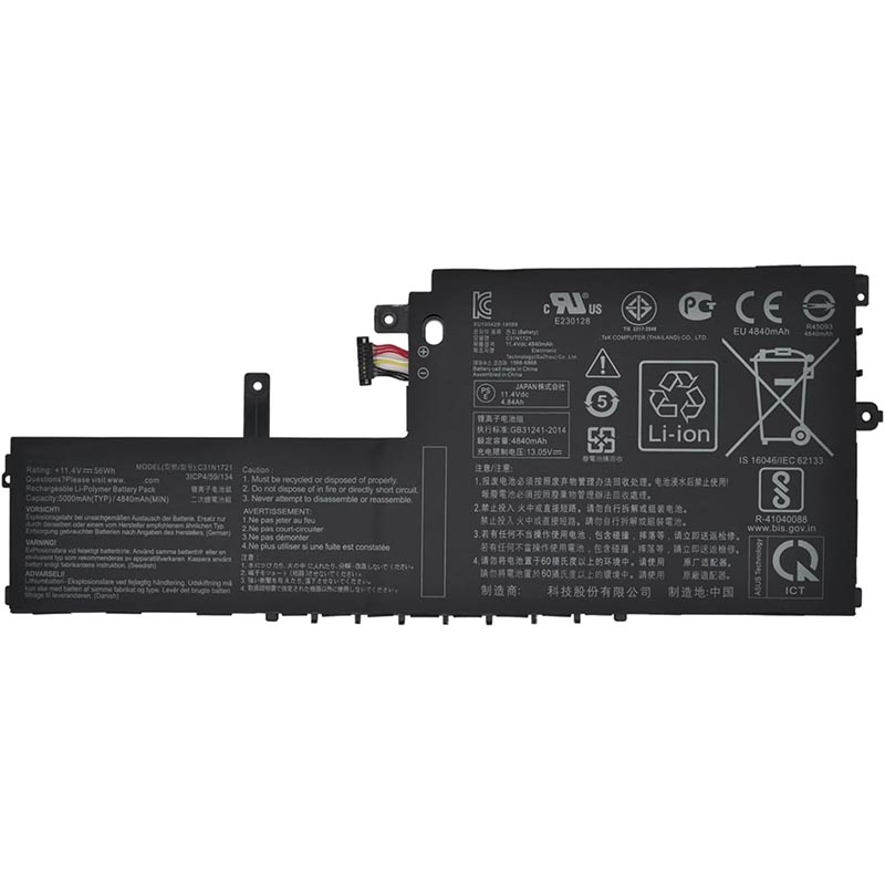 (image for) C31N1721 Battery Replacement For Asus E406SA E406MA L406SA L406MA R420SA