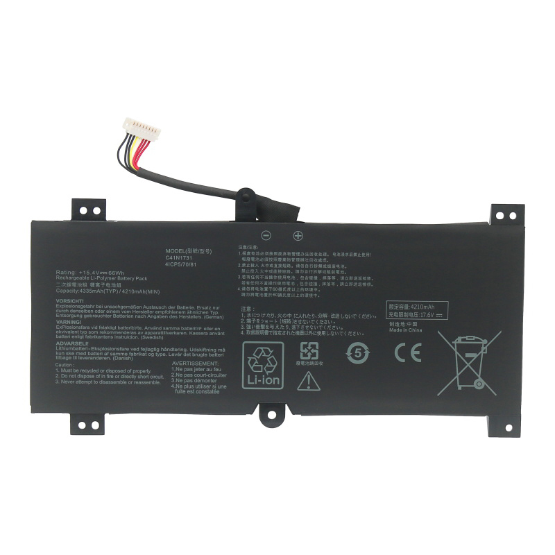 (image for) C41N1731 Battery Replacement For Asus GL504 GL504G GL504GM GL504GS GL504GW