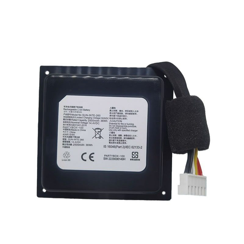 (image for) SUN-INTE-260 JBL Battery Replacement For PartyBox 100 Bluetooth Speaker