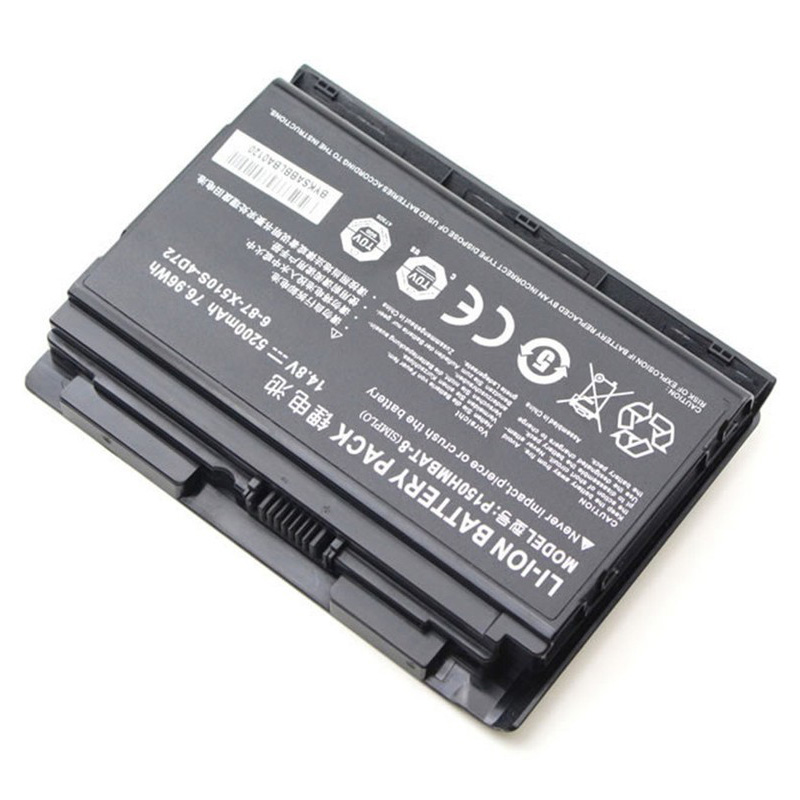 (image for) P150HMBAT-8 Battery For Clevo P150HM P151HM 6-87-X510S-4D72 6-87-X510S-4J72 6-87-x510s-4d73 Sager NP8150 NP8130