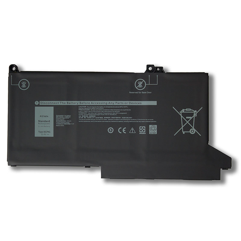 (image for) 0G74G Battery Replacement 8JYHH 02PFPW For Dell Latitude 5300 7300 7400 7390 7480