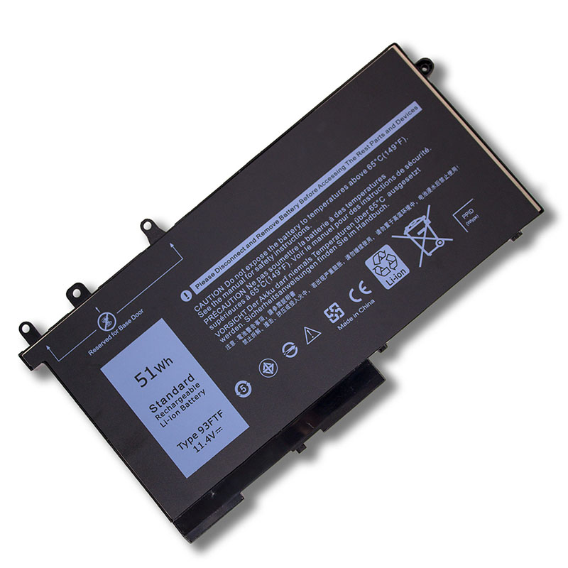 (image for) 93FTF Battery Replacement For Dell Latitude 5280 5480 5580 5290 5490 5590 5491 5591 5495