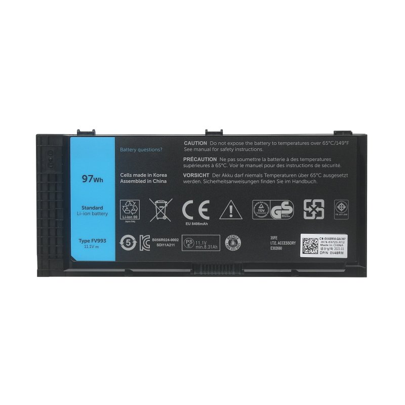 (image for) 312-1178 Battery For Dell Precision M4800 451-11744 0HPNYM 97KRM H1MNH