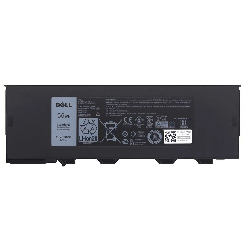 (image for) NJTCH Battery Replacement For Dell Latitude 7204 7214 7404 N4D39 0YWY8Y 0N4D39 451-BBWZ VMM1J T7C5Y
