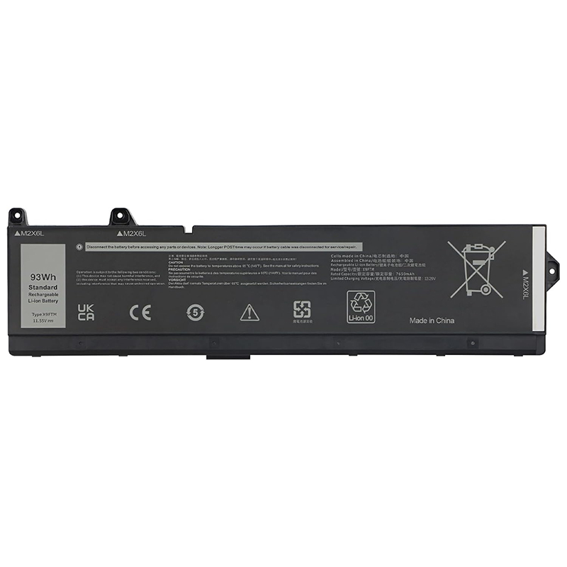 (image for) X9FTM Battery Replacement For Dell Precision 16 7670 965V4 5JMD8