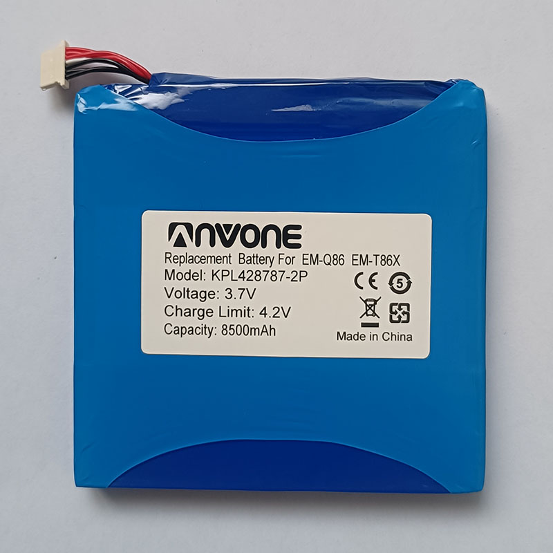 (image for) Emdoor EM-T86X Battery Replacement KPL428787-2P 3.7V 8500mAh 31.45Wh