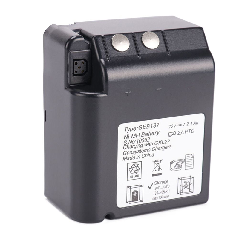 (image for) GEB187 Battery Replacement For Leica RTK TPS1000 TCA1800 TC2003 12V 2.1Ah Ni-MH Battery