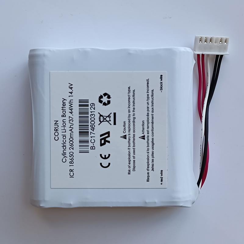 (image for) Jibo Robot Battery CORUN Cylindrical Li-ion Battery ICR 18650 2600mAh 37.44Wh 14.4V