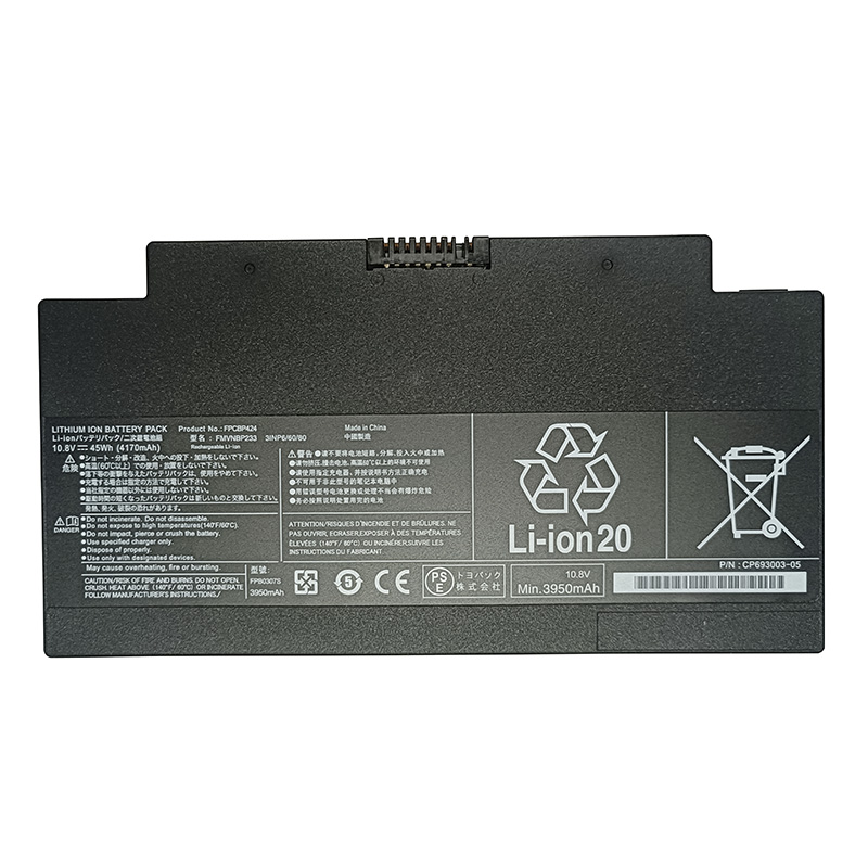 (image for) FMVNBP233 FPCBP424 FPB0307S Battery Replacement For Fujitsu LifeBook AH77 AH556 Q736 Q737 Q775