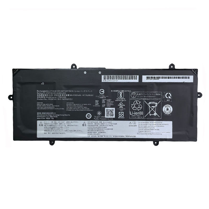 (image for) FPCBP592 FMVNBP253 FPB0360S Battery Replacement For Fujitsu CP801785-02