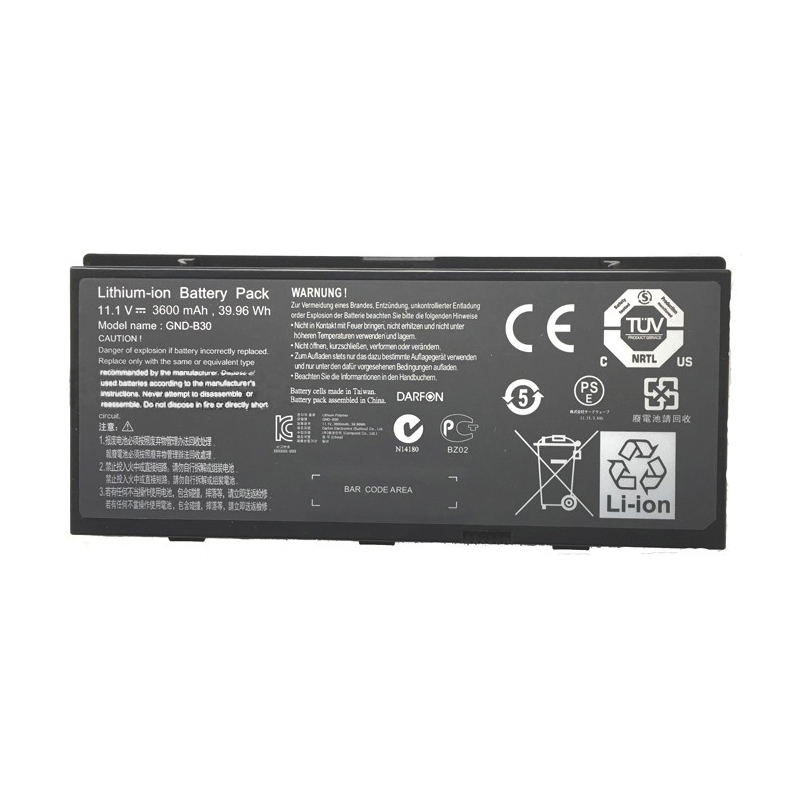 (image for) GND-B30 Battery Replacement For Gigabyte M1405 EK1B901801