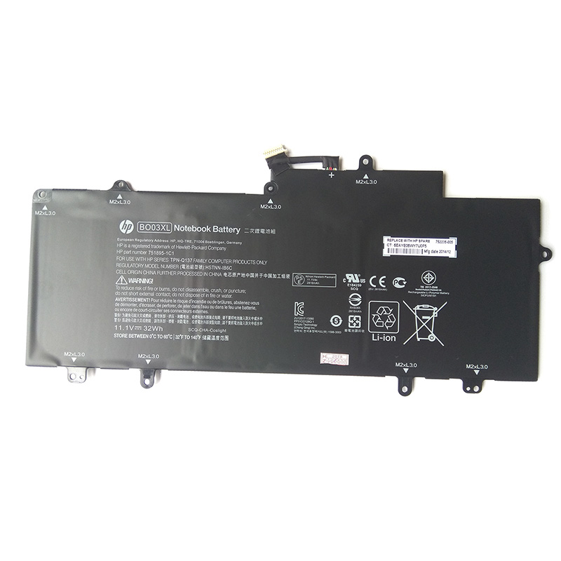 (image for) Replacement HP BO03XL Battery 752235-005 HSTNN-IB6C 751895-1C1 BO03037XL TPN-Q137