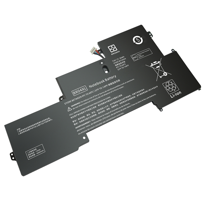 (image for) Replacement HP BR04XL Battery HSTNN-DB6M 759949-2C1 759949-2B1 BR04036XL HSTNN-I26C