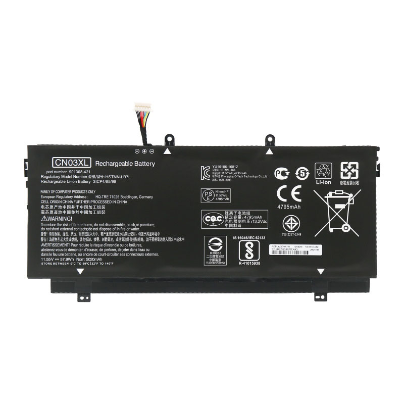 (image for) Replacement HP Envy 13-AB002NO 13-AB007NS 13-AB021NF 13-AB040NF 13-AB080NO Battery