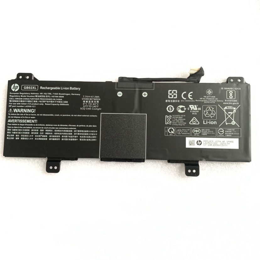 (image for) HP GB02XL Battery Replacement L42583-005 For Chromebook X360 11 G2 EE HP 11 G7 EE