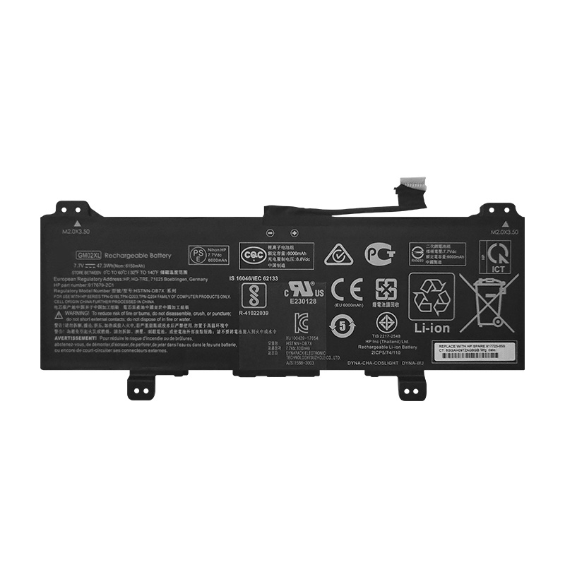 (image for) Replacement HSTNN-UB7M Battery 917679-541 GM02XL HSTNN-DB7X 917725-855 GM02047XL-PL