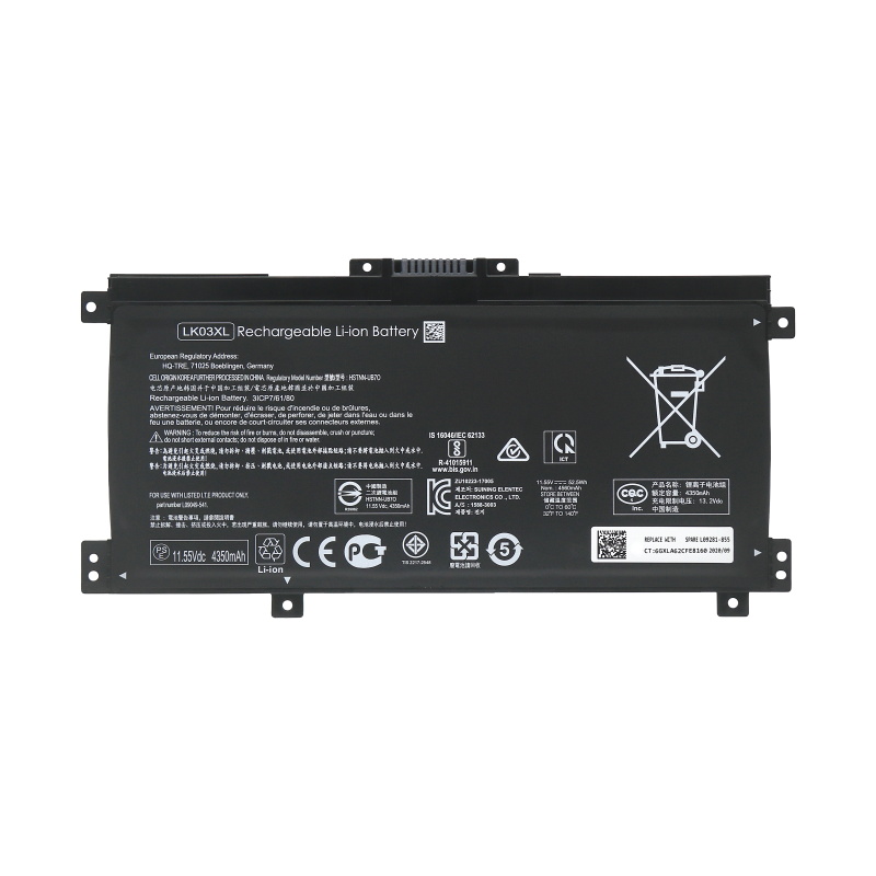 (image for) Replacement HP LK03XL Battery HSTNN-UB7I TPN-W127 TPN-W128 Fit Envy 17M-AE X360 15M-BP