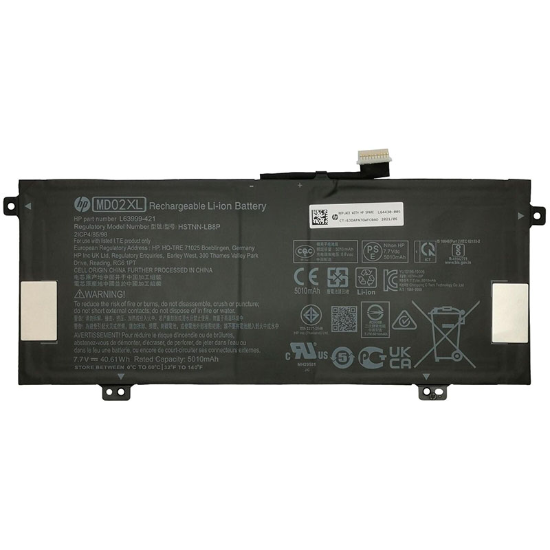(image for) Replacement HSTNN-LB8P Battery For HP Chromebook X360 12B-CA