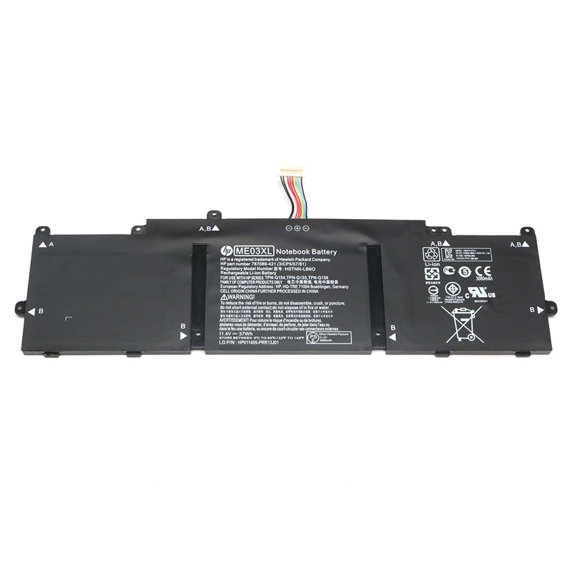 (image for) Replacement HP ME03XL Battery 787521-005 TPN-Q154 TPN-Q156 TPN-Q155 Fit Stream 11-D 13-C