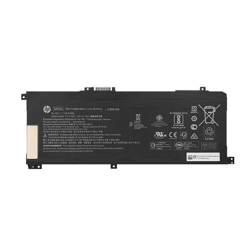 (image for) Replacement L43267-005 HP SA04XL Battery HSTNN-OB1F HSTNN-OB1G HSTNN-UB7U For Envy X360 15
