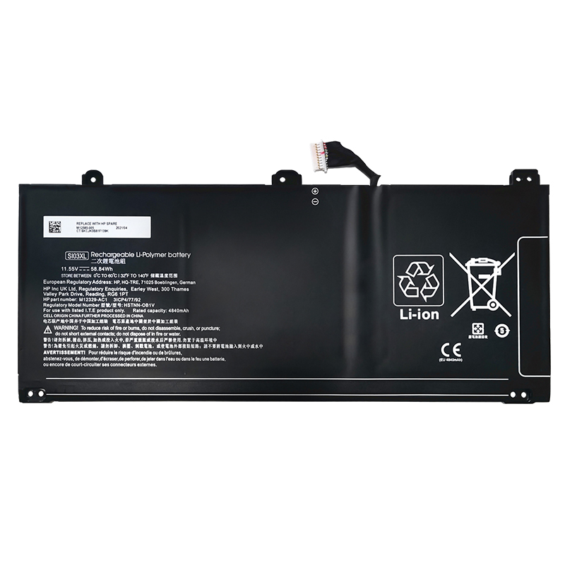 (image for) M12585-005 M12329-AC1 M12329-1D1 SI03058XL Battery Replacement For HP Chromebook 14B