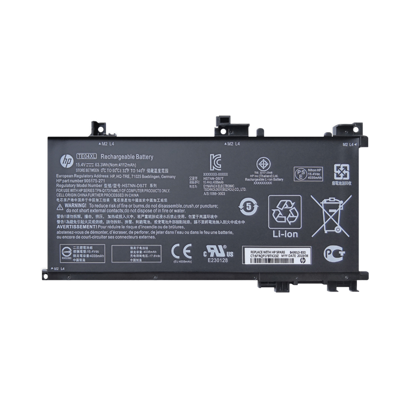 (image for) Replacement HP 905277-855 Battery TE04XL TPN-Q173 905175-271 Fit Pavilion 15-BC2xx