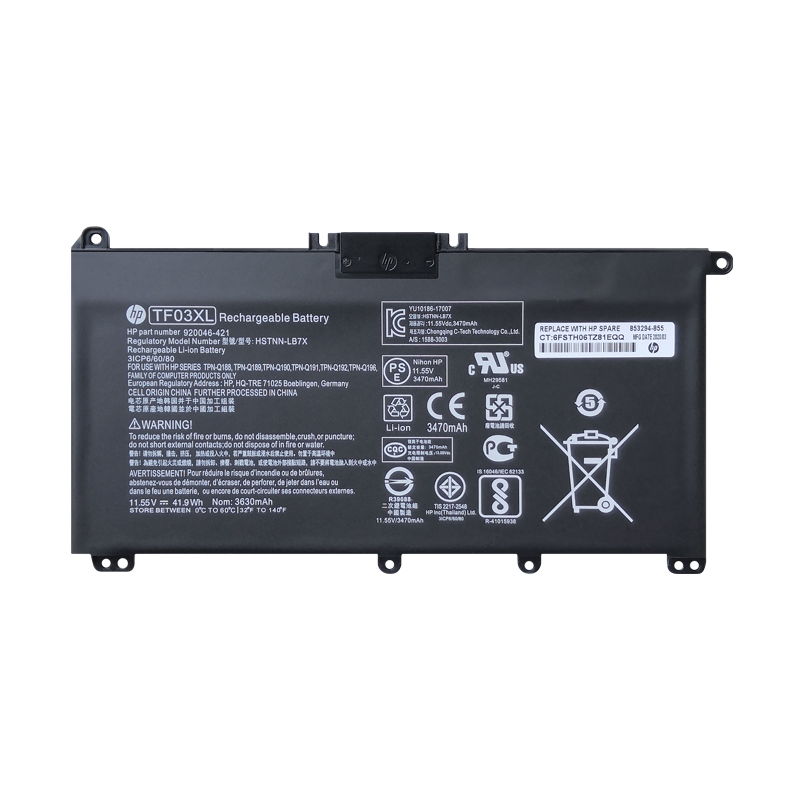 (image for) 920070-855 HP TF03XL Battery Replacement 920046-421 For HP Pavilion 15-CD 15-CC Series