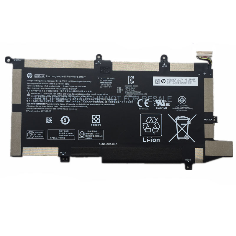 (image for) HP WS04XL Battery Replacement L97357-005 HSTNN-DB9Z L97352-2D1 WS04066XL L97352-2C1
