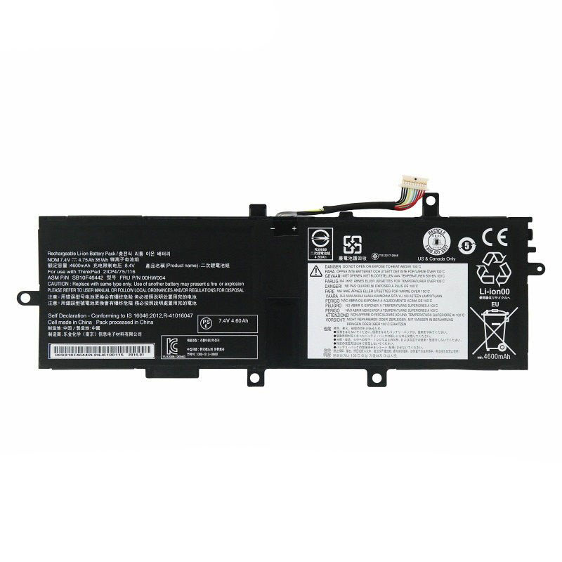 (image for) 00HW004 00HW005 Battery SB10F46442 SB10F46443 For Lenovo ThinkPad Helix 20CG 20CH 20CG006RUS