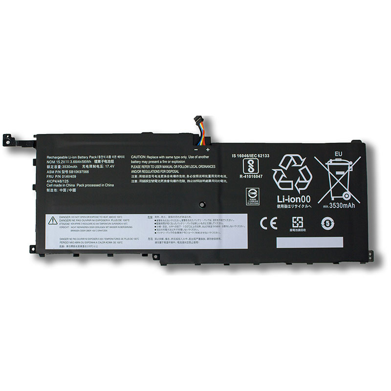 (image for) 00HW029 01AV439 Battery SB10F46467 For Lenovo ThinkPad X1 Carbon 20FB 6th Gen