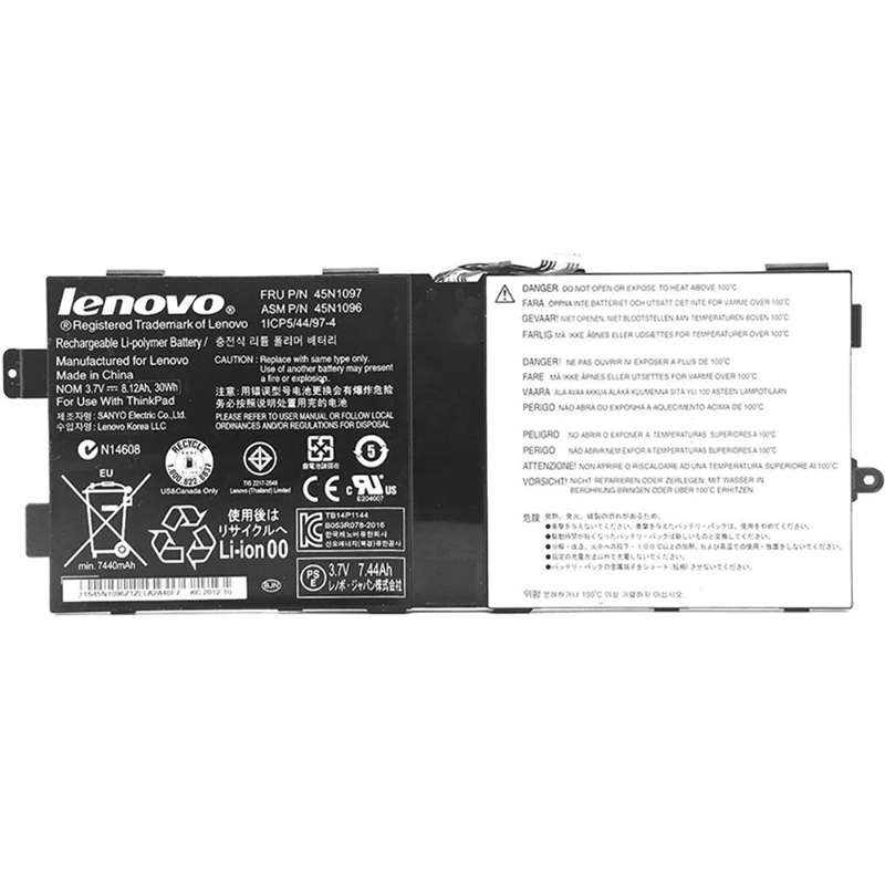 (image for) Lenovo 45N1098 45N1099 45N1720 45N1721 Battery