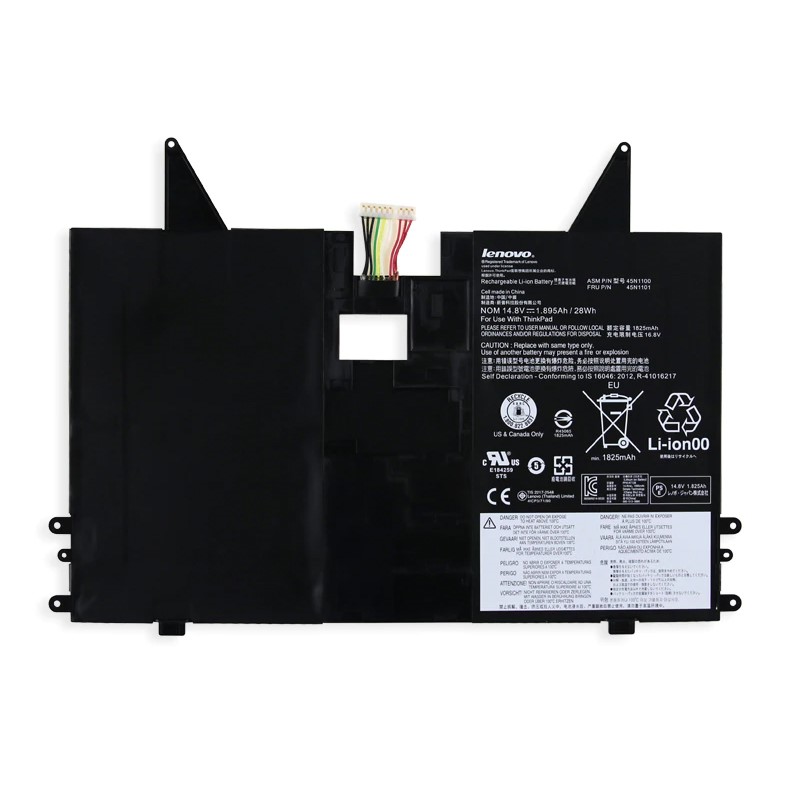 (image for) 45N1100 45N1101 Lenovo ThinkPad X1 Helix Battery