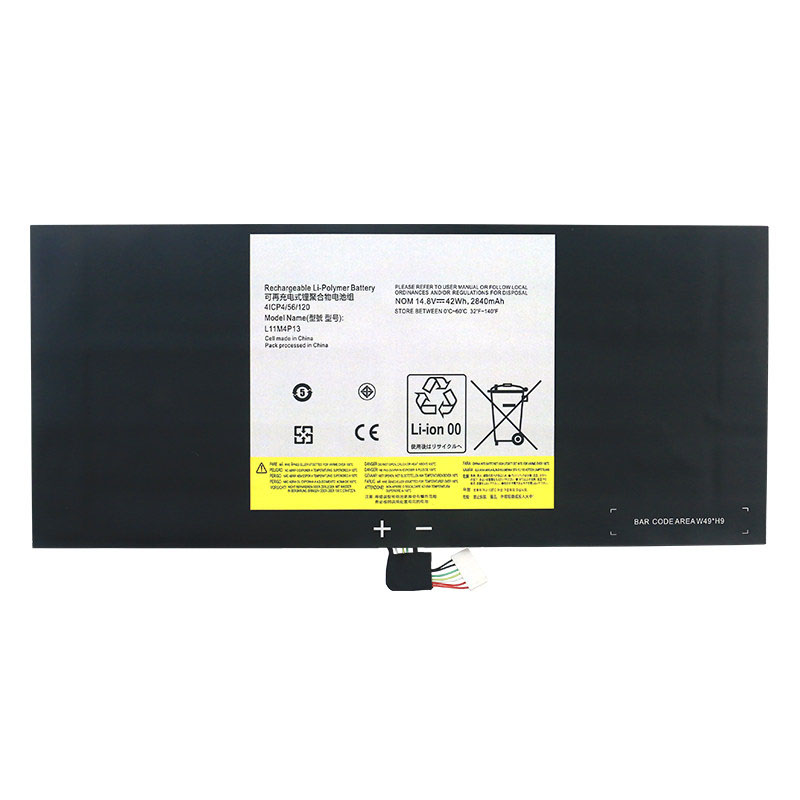 (image for) L11M4P13 Battery 121500157 For Lenovo IdeaPad Yoga 11.6 11S 6Screw