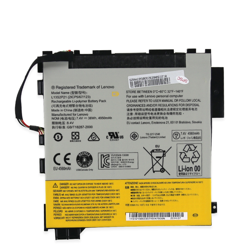 (image for) L13S2P21 Battery For Lenovo 121500232 Miix 2 11 20327