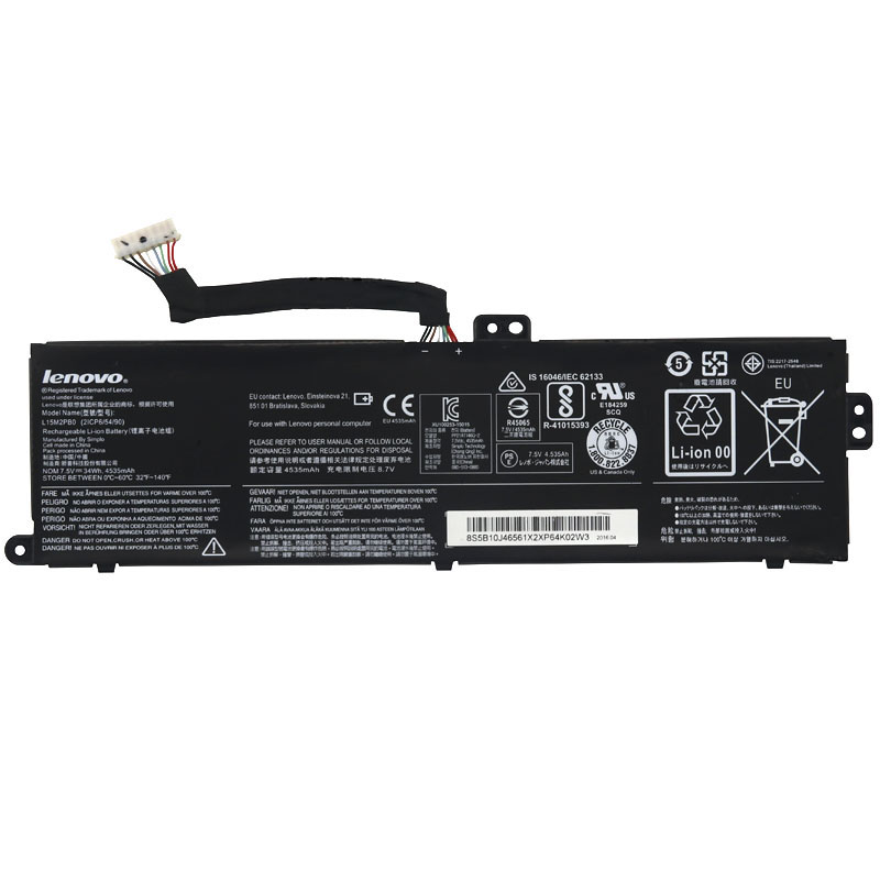 (image for) L15M2PB0 L15C2PB0 Battery 5B10J4650 5B10J46561 For Lenovo Chromebook 100S-11IBY