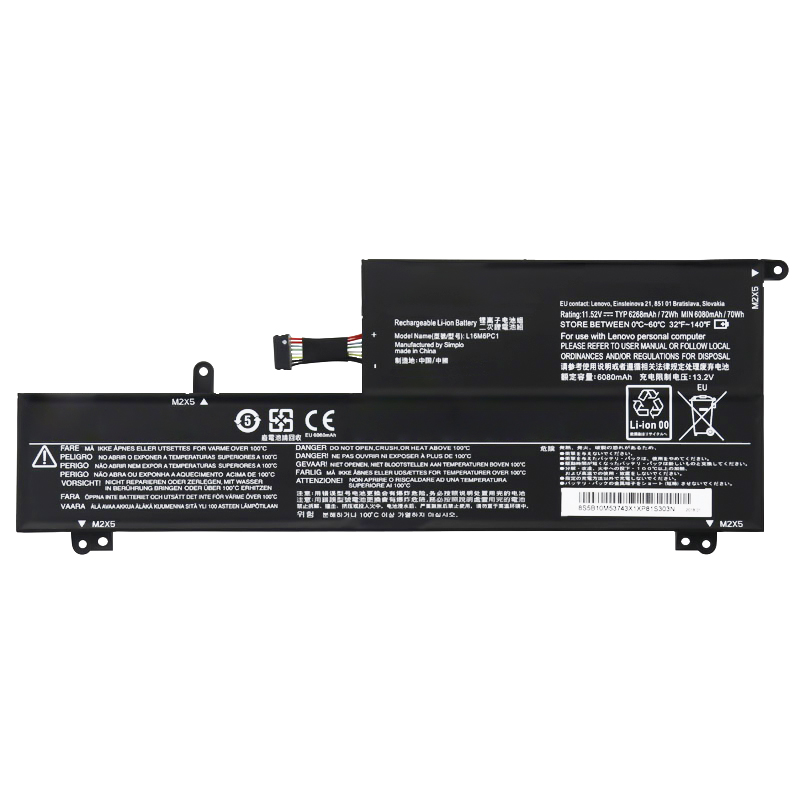 (image for) L16L6PC1 L16M6PC1 L16C6PC1 Battery 5B10M53744 5B10M53743 5B10M53745 For Lenovo Yoga 720-15IKB