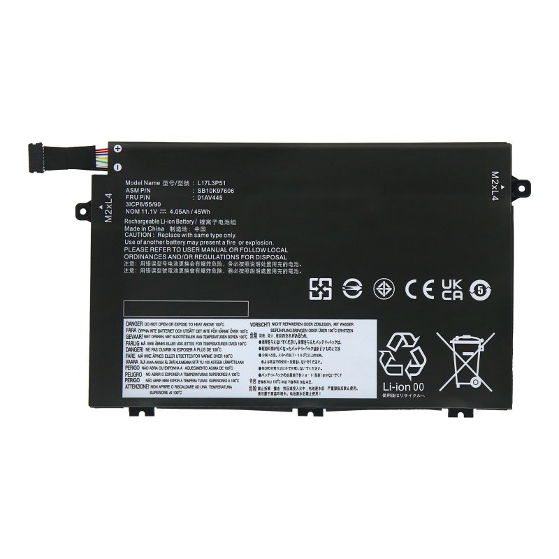 (image for) L17C3P51 01AV448 SB10K97609 Battery For Lenovo ThinkPad E580 E480